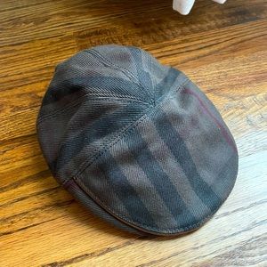 Burberry Brown Check Newsboy Cap -Mens XL
